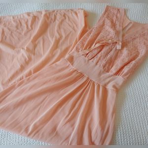 Elegant vintage nightgown with bow detail
